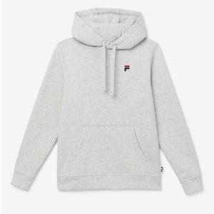 FILA X LOUNGE UNDERWEAR Godfrey Hoodie Light Grey in Size Medium Unisex Casual